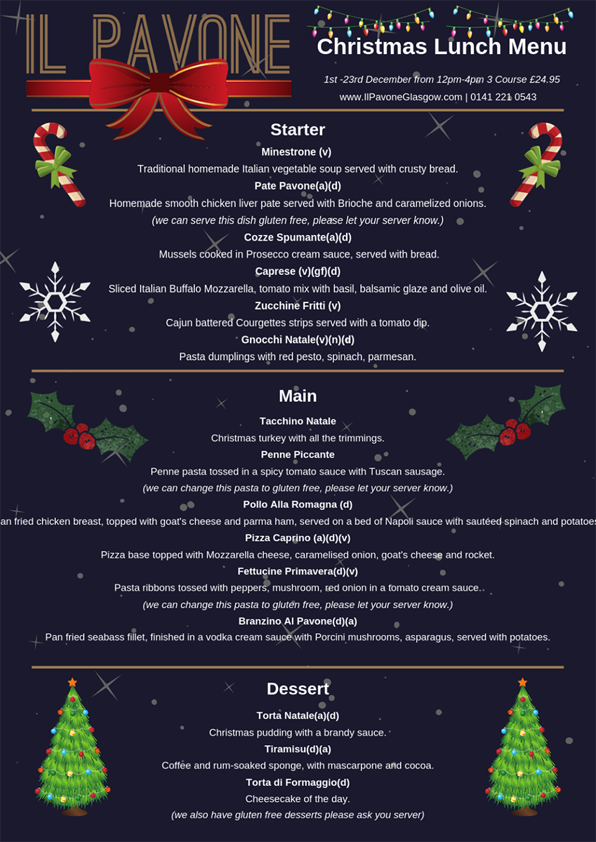 Christmas Day Menus Glasgow 2024 Ivett Felisha